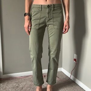 Banana Republic Green Chino Pants Size 2
